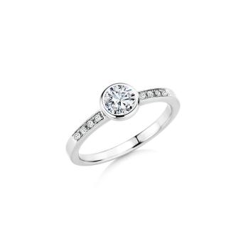 COLLECTION RUESCH SOLITAIRE RING 950 PLATIN 60/40250PT