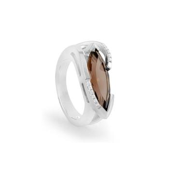 Breuning Brillant Rauchquarz Ring 41045760