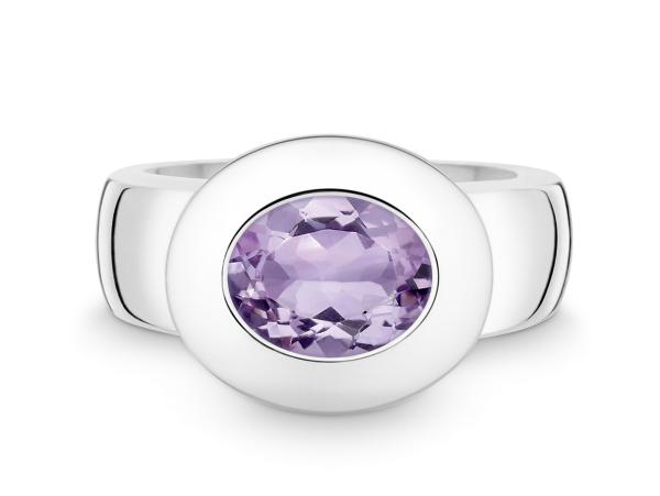 Quinn Ring 925Ag Amethyst 021002633