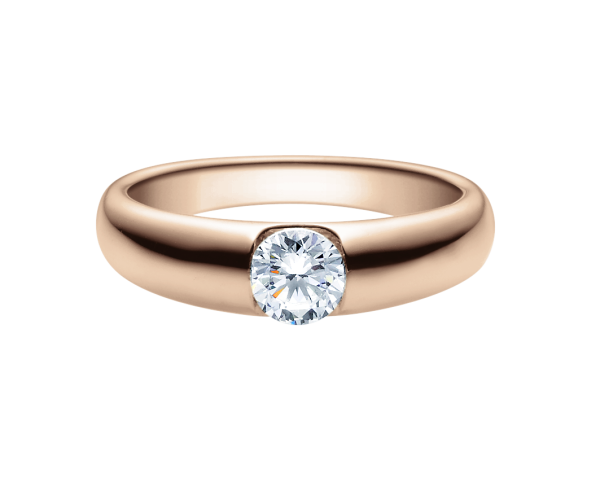 Rubin Verlobungsring Solitaire Weissgold 0,08 ct.18005