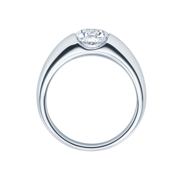 Rubin Verlobungsring Solitaire Weissgold 0,08 ct.18005