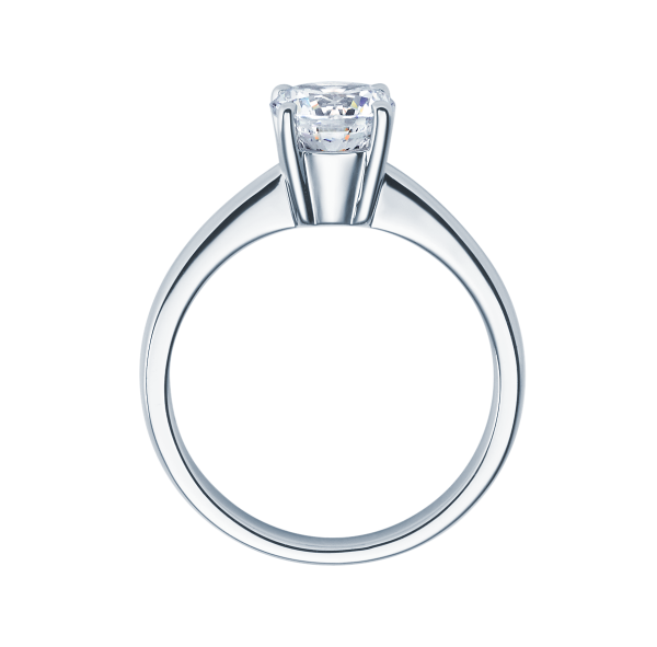 Rubin Verlobungsring Solitaire Weissgold 0,08 ct.18008