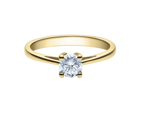 Rubin Verlobungsring Solitaire Weissgold 0,08 ct.18010