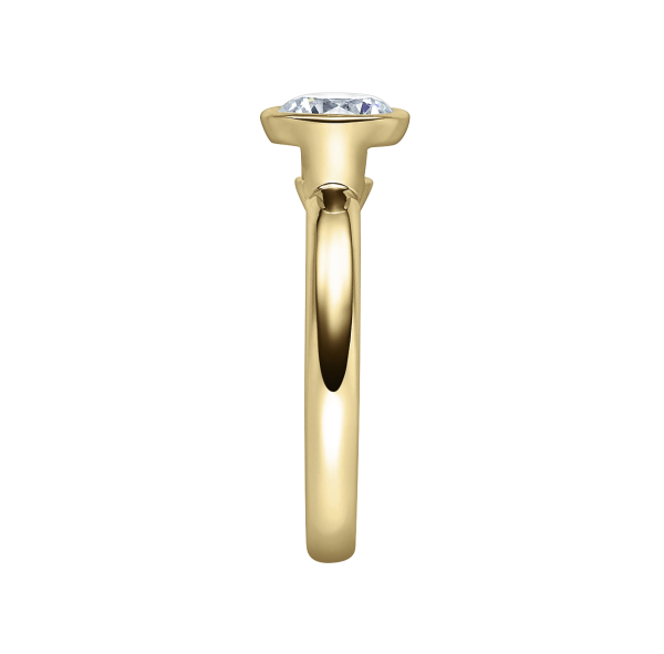 Rubin Verlobungsring Solitaire Gelbgold 0,08 ct.18019