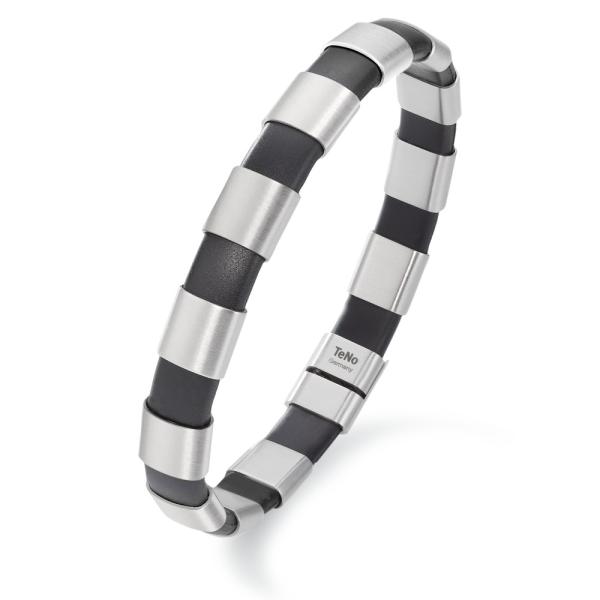 TeNo Edelstahl Kautschuk Armband 020.2000.21