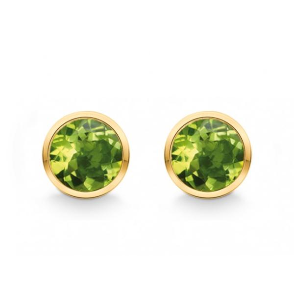 Quinn Ohrstecker Peridot 585 Gelbgold 536818947