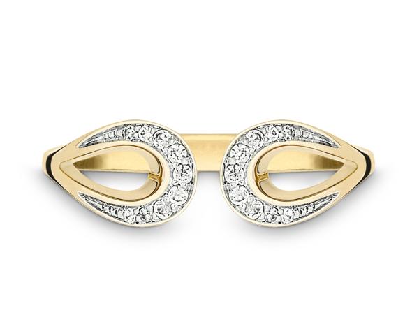 Quinn Brillant Ring 585 Gold 0,14 ct. 7211516