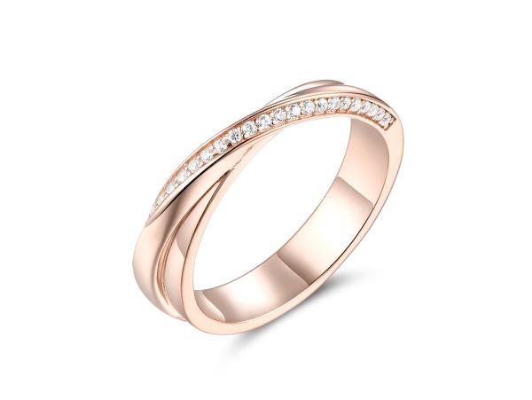 Quinn Damenring 585 Rosegold 3215696