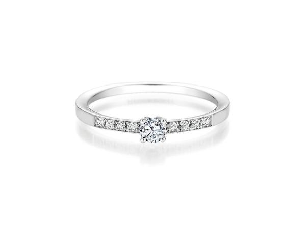 COLLECTION RUESCH SOLITAIRE RING 950 PLATIN 60/44150PT