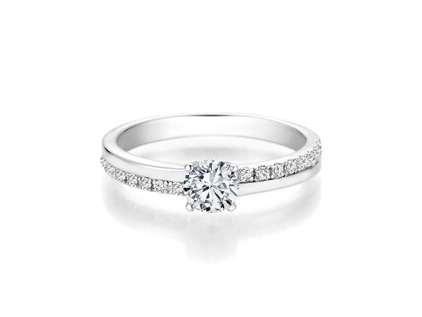 COLLECTION RUESCH SOLITAIRE RING 950 PLATIN 60/54500PT