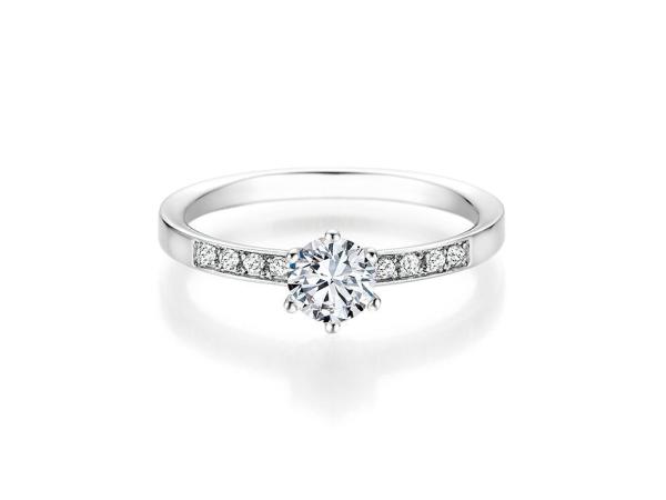 COLLECTION RUESCH SOLITAIRE RING 950 PLATIN 60/46500PT