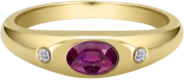 Bedra Ring Diamant Rubin 585 Gelbgold RFB00004.2