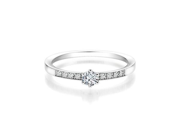 COLLECTION RUESCH SOLITAIRE RING 950 PLATIN 60/46150PT