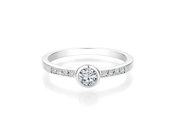 COLLECTION RUESCH SOLITAIRE RING 950 PLATIN 60/40250PT