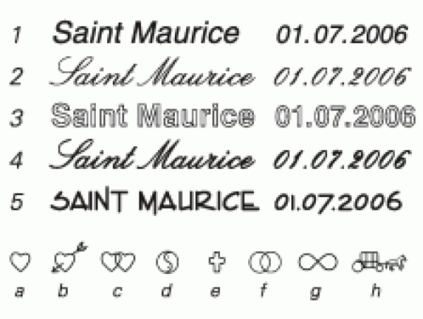Saint Maurice Partnerringe klassisch DR 001650 / HR 001650S